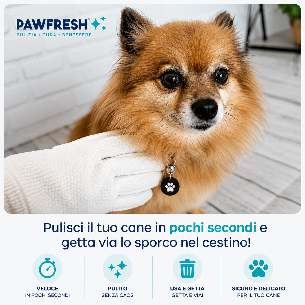 PAWFRESH™ Guanto Pet Care Pro